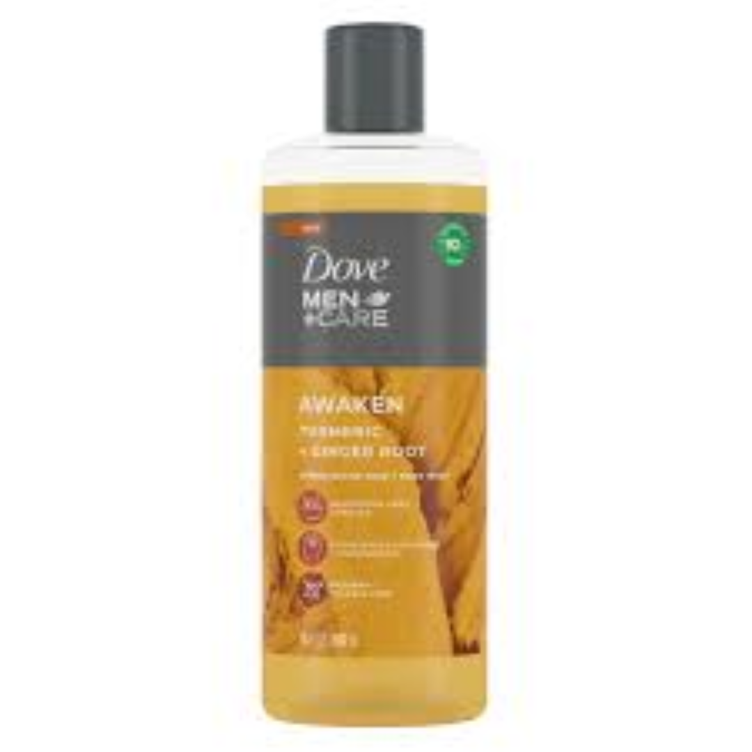 DOVE MEN+CARE B/WASH AWAKEN TURMERIC+GINGER 532ML